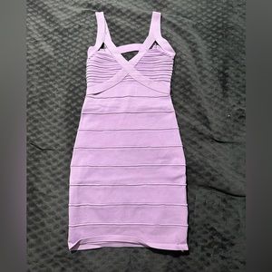 Lilac body con dress
